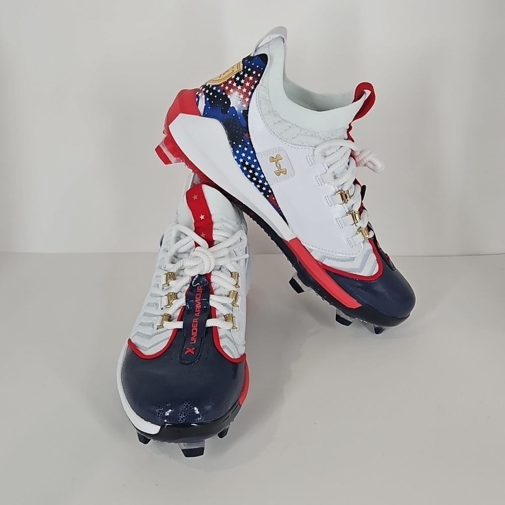 Under Armour Harper 9 Pro TPU USA Molded Baseball Cleats Men's 11.5 3027439-100
